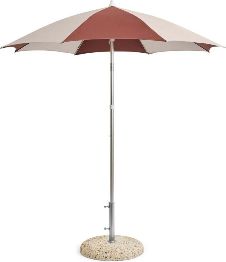 Hay Terrazza Parasol Octagon / Burgundy - Parasoll og Parasollføtter Stål Off-White - AF578-F621-AU95
