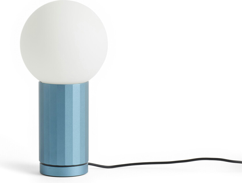 Hay Turn On Bordlampe - Bærbare lamper Aluminium Blå - AF420-F459