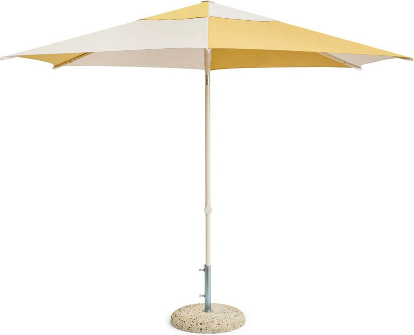 Hay Terrazza Parasol Hexagon / Ochre - Parasoll og Parasollføtter Stål Off-White - AF578-F623-AU94