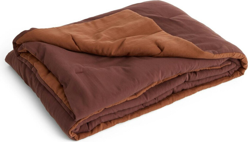 Bilde av Hay Air Quilt 140x200 Cm Iron Red - Pledd & Tepper Organisk Bomull Rød - AF576-A665-AP75