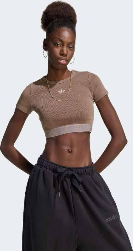 ESSENTIALS RIB WASHED T-SKJORTE
