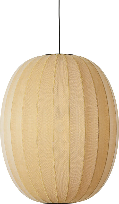 Knit-wit Led Pendel Høy Oval Ø65 Cm - Pendellamper Polyester Sunrise - KWH65 SU LED