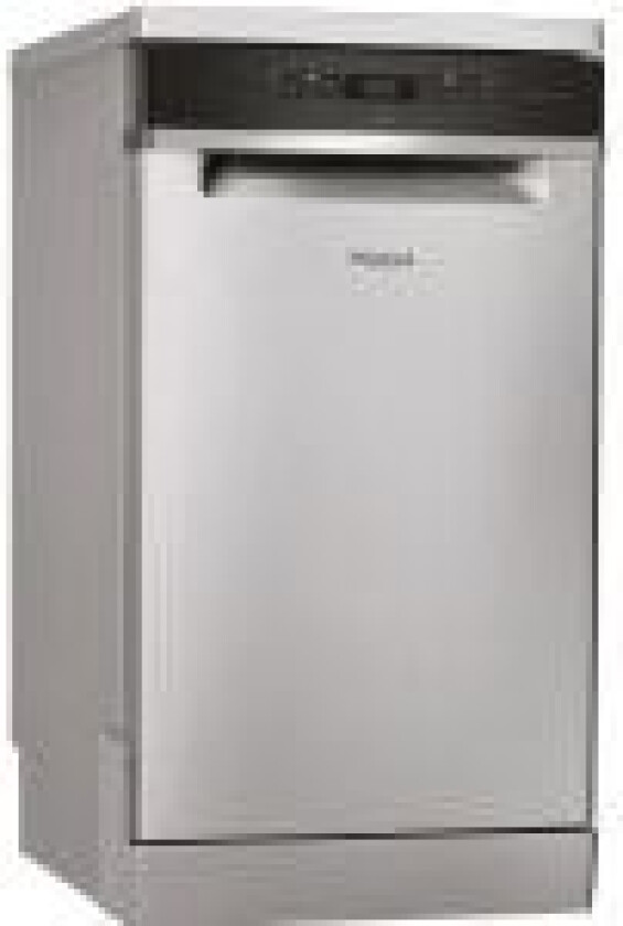 WSFO 3O23 PF X, Frittstående, Slimline (45 cm), Rustfritt stål, Sort, Knapper, Sensor, LED