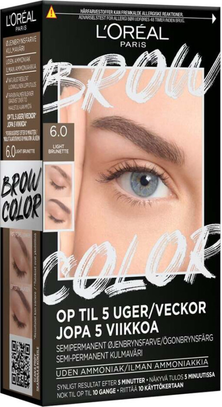 Brow Color Semi-Permanent Eyebrow Color 6.0 Light Brunett