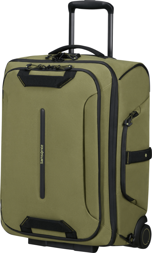 Ecodiver Wheeled Duffle 55/20 Back Pack LTD Waxed Wasabi
