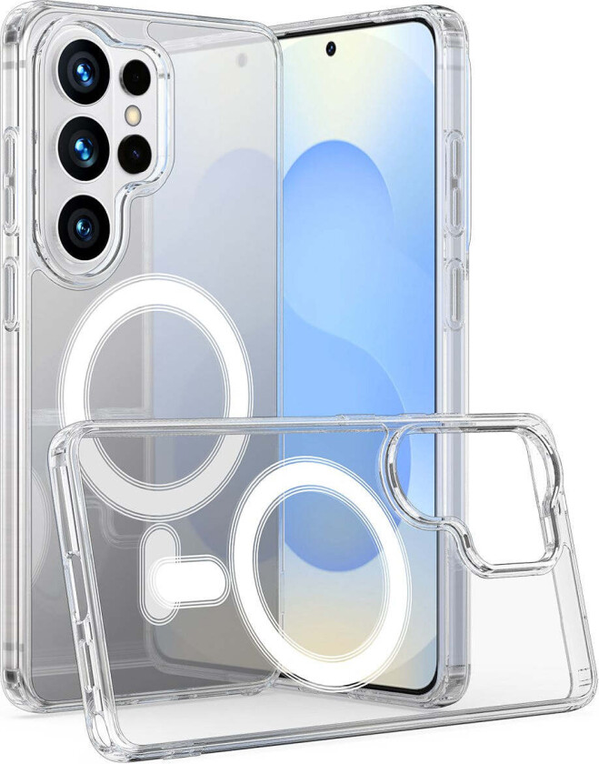 Samsung Galaxy S26 Ultra EIDERWOOD Hybrid Plast Deksel - MagSafe Kompatibel - Gjennomsiktig