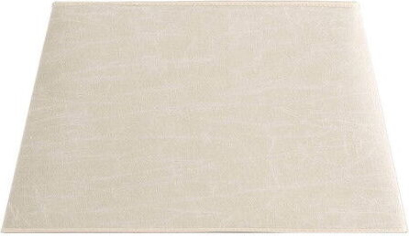 Rektangulær lampeskjerm leather cream