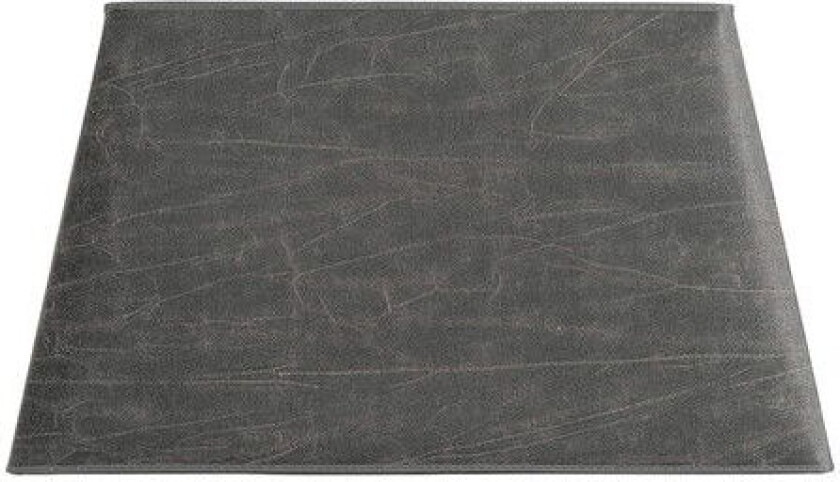 Rektangulær lampeskjerm leather grey