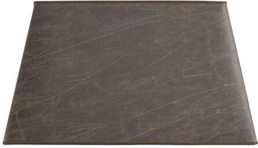 Rektangulær lampeskjerm leather pale brown