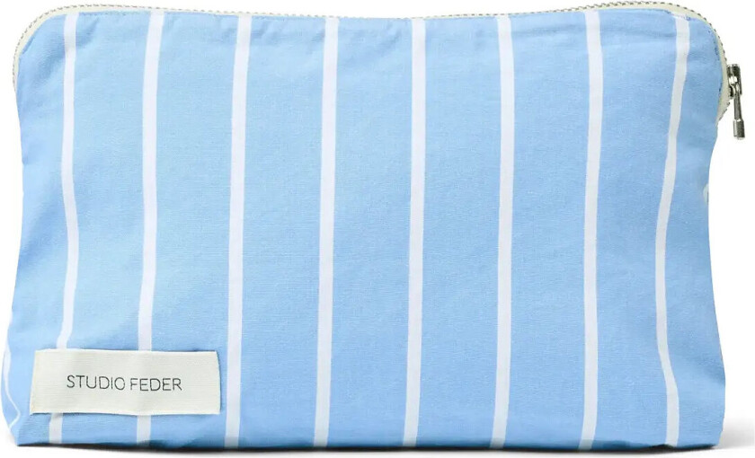 Celia Mini Toiletry Bag - Cotton - Blue - 22X12X10CM
