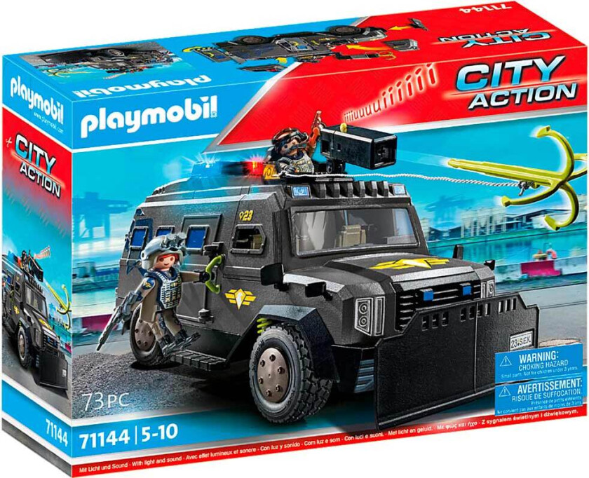 Playmobil Swat-Terrengkjøretøy Playmobil Byggesett City Action 71144