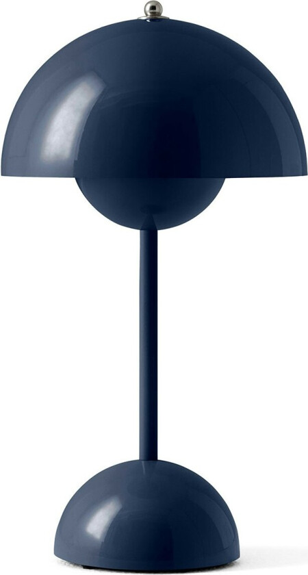 Flowerpot Vp9 Bordlampe Bærbar Steel Blue - Bærbare lamper Stål Stålblå - 133093A568