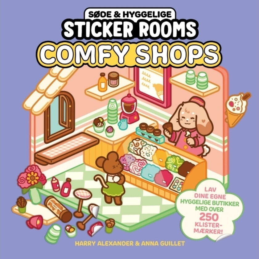 Søde og hyggelige Sticker Rooms - Comfy Shops | Harry Alexander & Anna Guillet