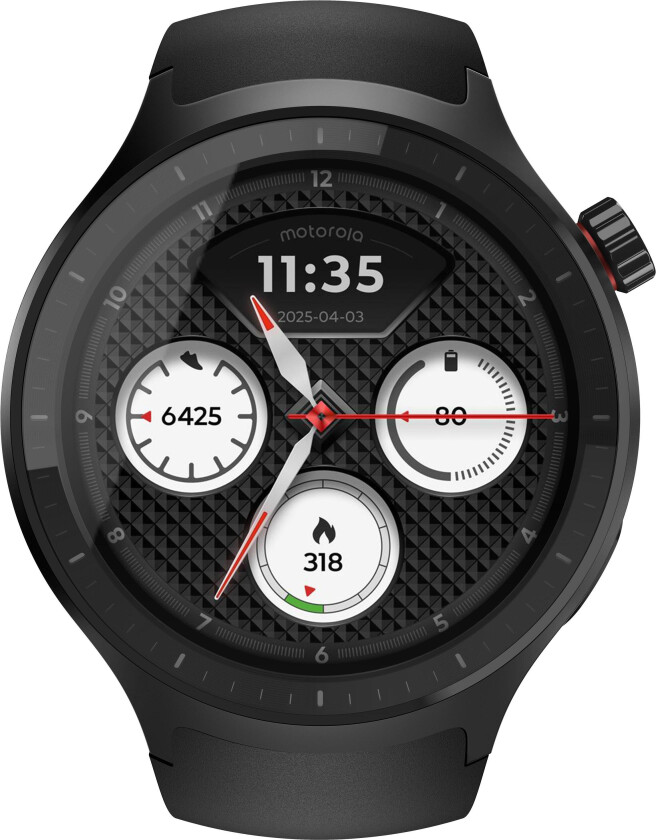 Moto Watch - Matte Black/Pantone Volcanic Ash