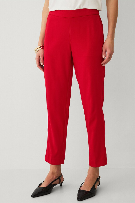 Pull-on slacks - Rød