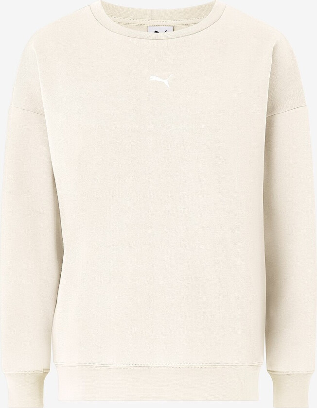 Collegegenser Ess Oversized Crew FL - Hvit