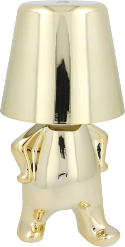 Art Deco Bordlampe - St??ende Gullfigur (Versjon 1)