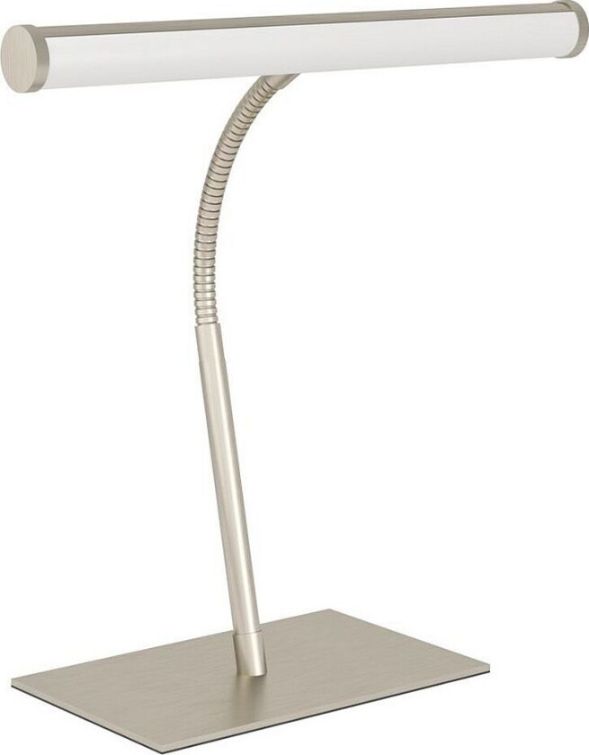 Bordlampe Riccione Satin Nickel, Sølv