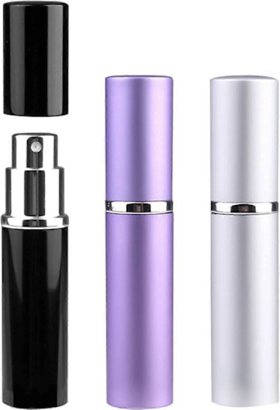 Gjenfyllbare reise parfyme forstøverflasker, 3 stk 6ml Mini Bærbare Sprayflasker Gjenfyllbar Parfyme Aftershave Forstøver Tomme Reiseflasker med Moro