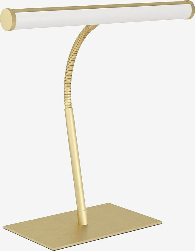 Bordlampe Riccione Børstet messing, Messing