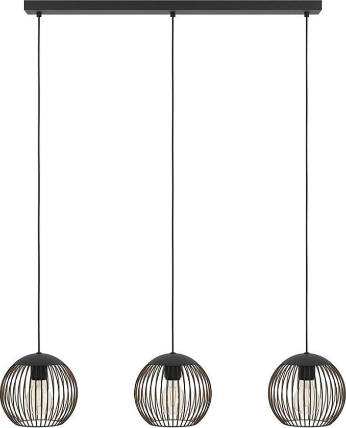 Pendellampe Almanzora Long, Svart