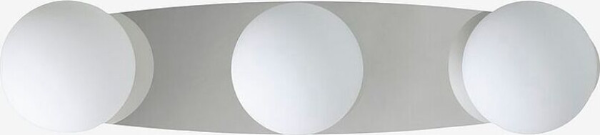 Taklampe Castrovido 3 krom, Krom