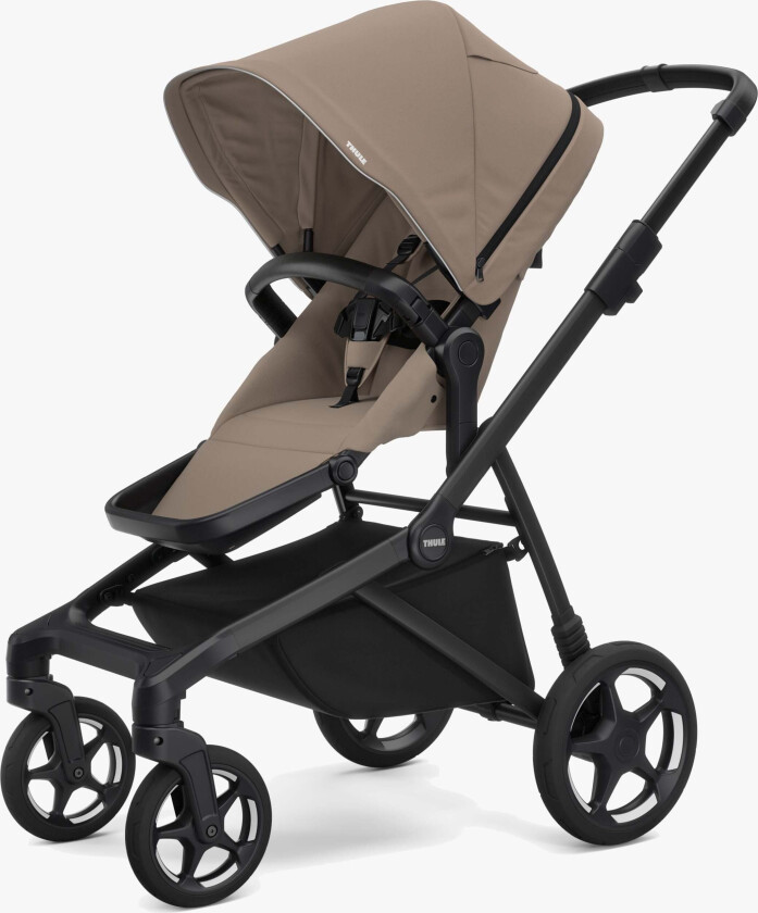 Sleek 2 Sportsvogn, Tinted Taupe - Vendbar Sittedel