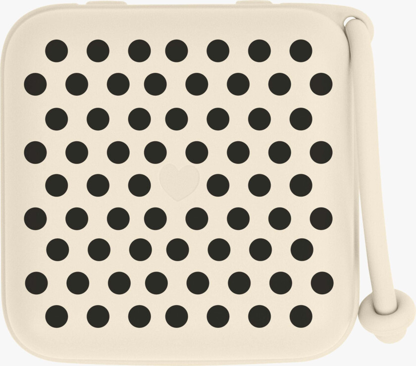 Studio Smokkboks Polka, Ivory/Black - Smokker