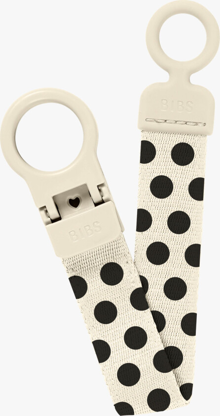 Studio Loop Smokkesnor Polka, Ivory/Black - Smokkesnor - Polyester