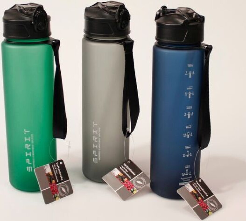 Bilde av Motivasjonsflaske 0,75L med sugerør | Drikkeflaske