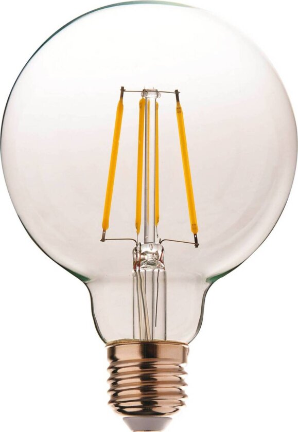 LED-filamentpære G95 E27 8W 806lm 2700K