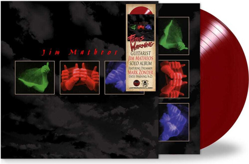 Jim Matheos Away With Words Red LP/Vinyl