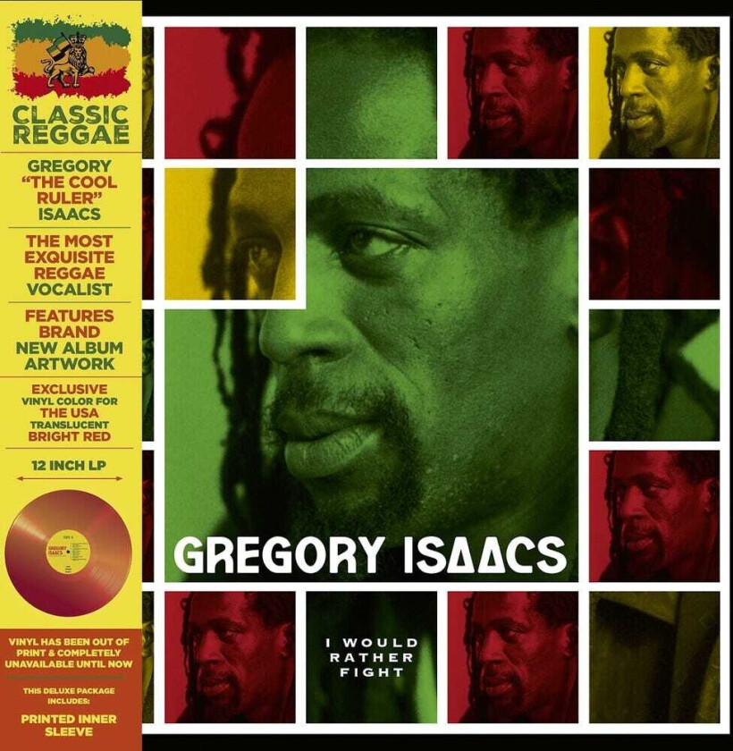 Gregory Isaacs I Would Rather Fight Red LP/Vinyl