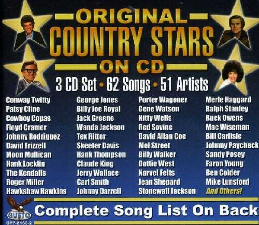Diverse Artister Original Country Stars On Cd CD