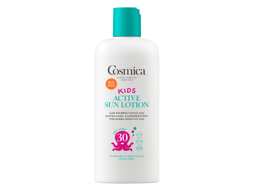 Cosmica Sun Kids Active Sollotion Spf30 Uten Parfyme