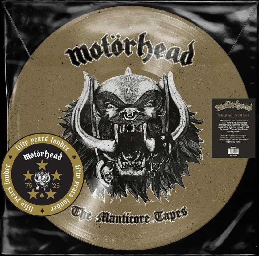 Motörhead Manticore Tapes LP/Vinyl