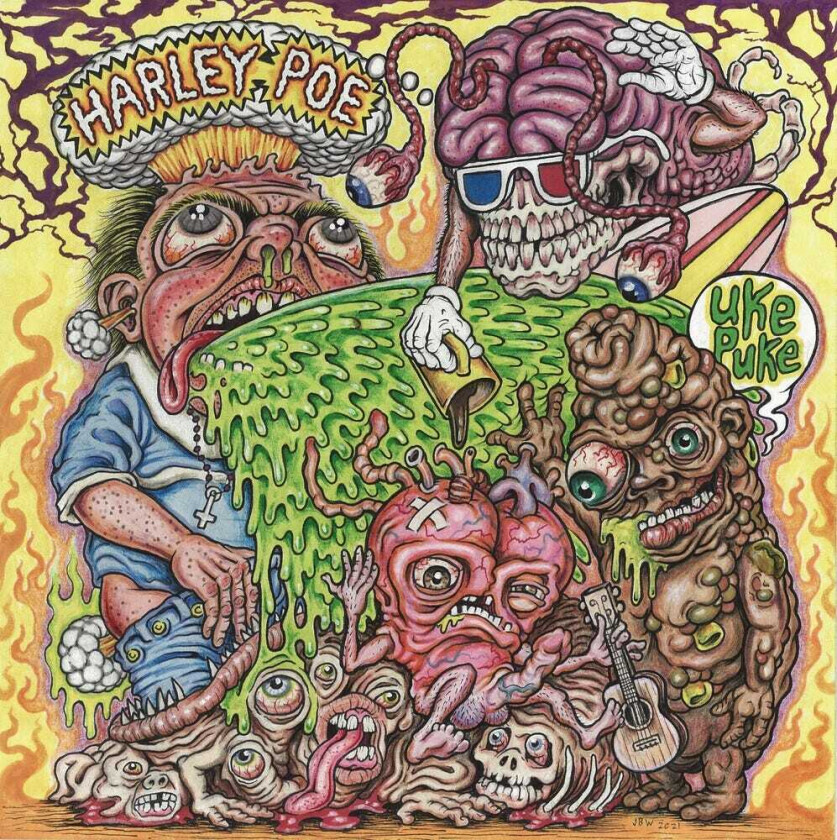 Harley Poe Uke Puke LP/Vinyl