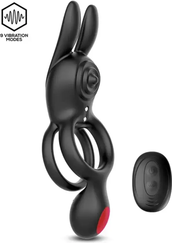 Konny Vibrating Rabbit Double Cockring