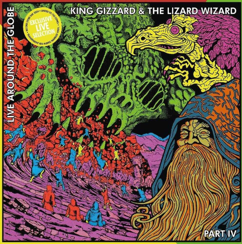 King Gizzard And The Lizard Wizard Live Around The Globe: Part Iv LP/Vinyl