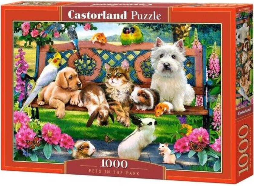 Castorland Pets in the Park 1000 pcs Puslespill 1000 stykker Dyr