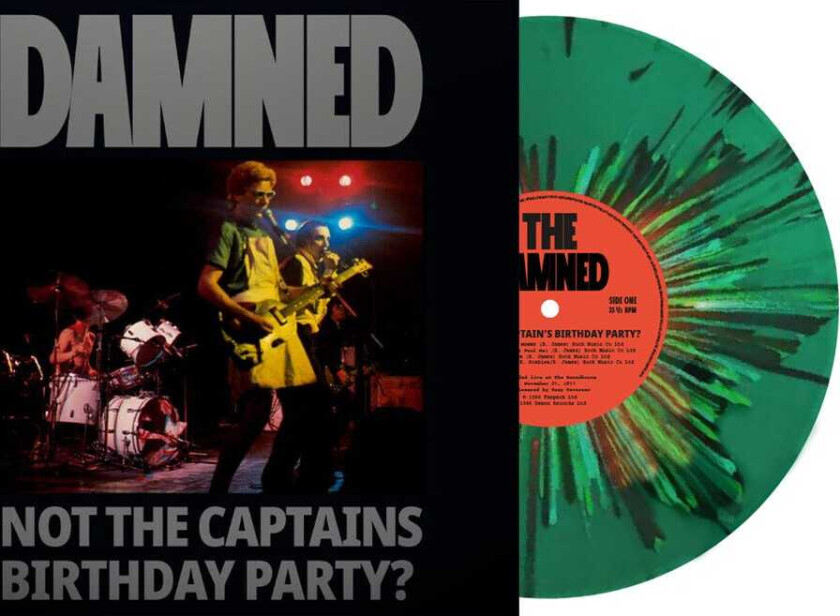 The Damned Not The Captain's Birthday Party Ltd Green Vinyl LP/Vinyl