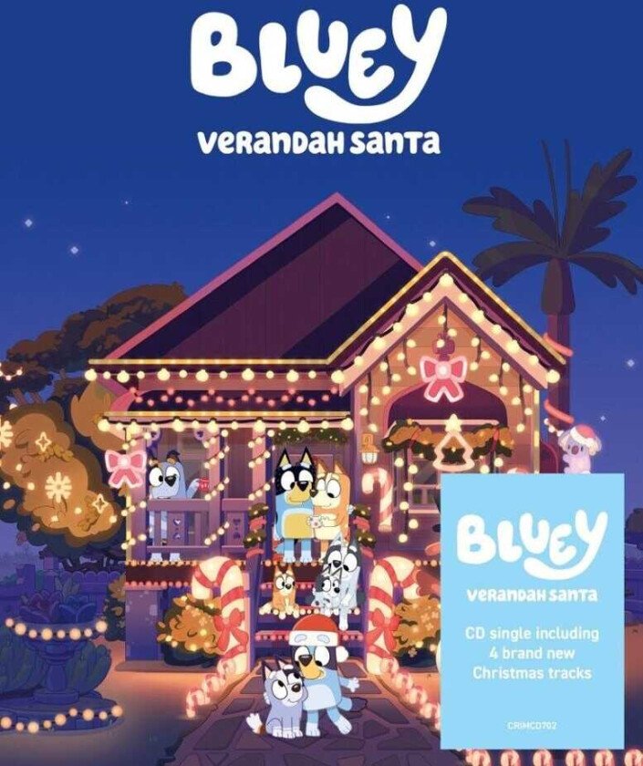 Bluey Verandah Santa CD