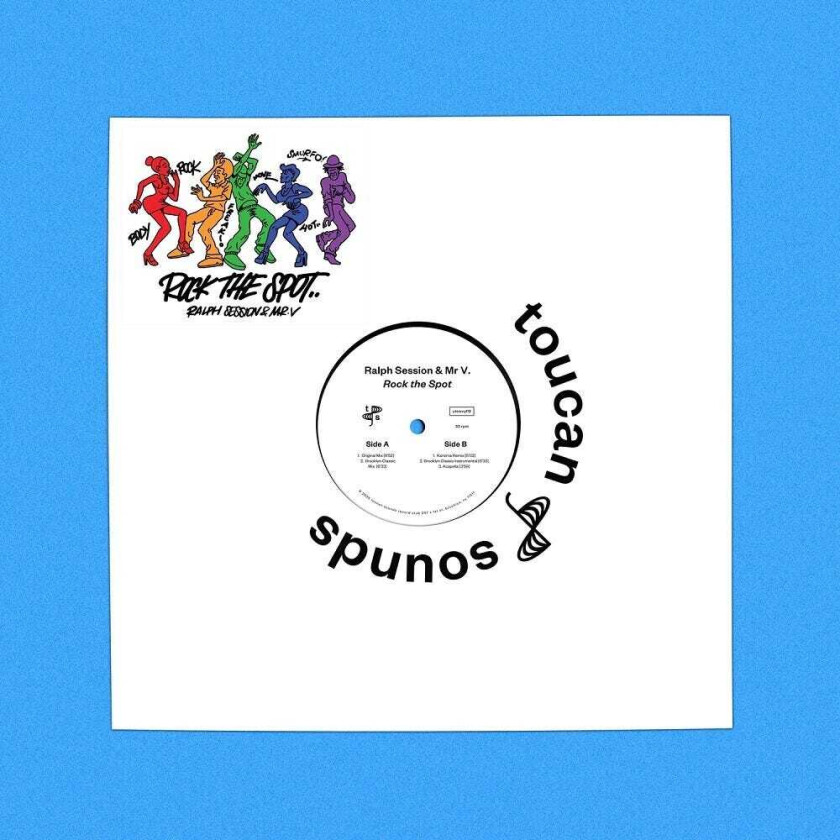 Ralph Session & Mr. V Rock The Spot LP/Vinyl
