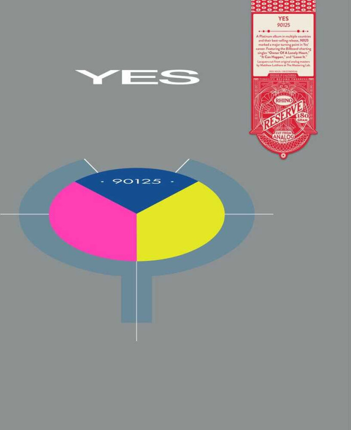Yes 90125 (rhino Reserve) LP/Vinyl