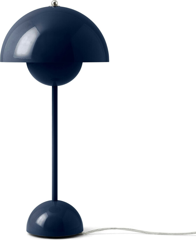 Flowerpot Vp3 Bordlampe Steel Blue - Bordlamper Stål Stålblå - 133084A568