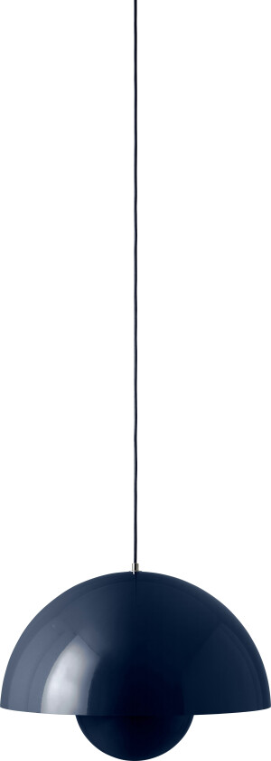 Flowerpot Vp2 Pendel Steel Blue - Pendellamper Stål Stålblå - 133083A568