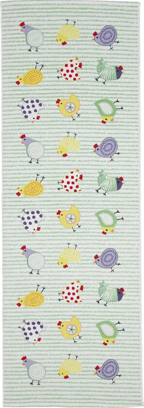 Runner Easter - Multi/patterned - 35X110CM