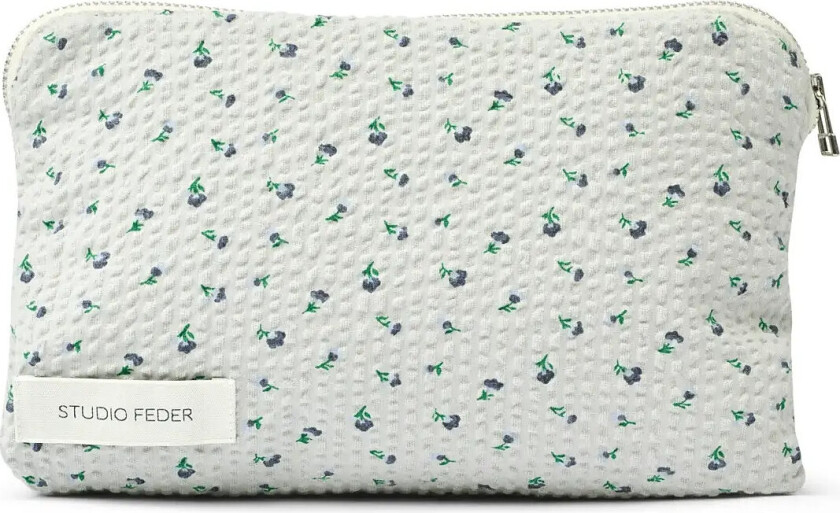 Celia Mini Toiletry Bag - White - 22X12X10CM