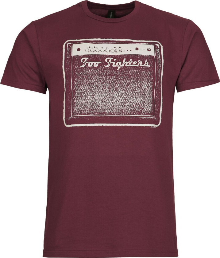 T-skjorte - Radio - S til 3XL - Herrer - rødbrun