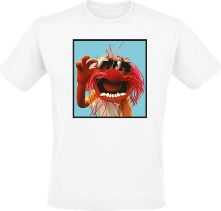 Disney T-skjorte - Animal Trendsetter - M til 5XL - Herrer - hvit